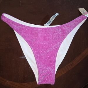 Glitter Pink Bikini Bottoms